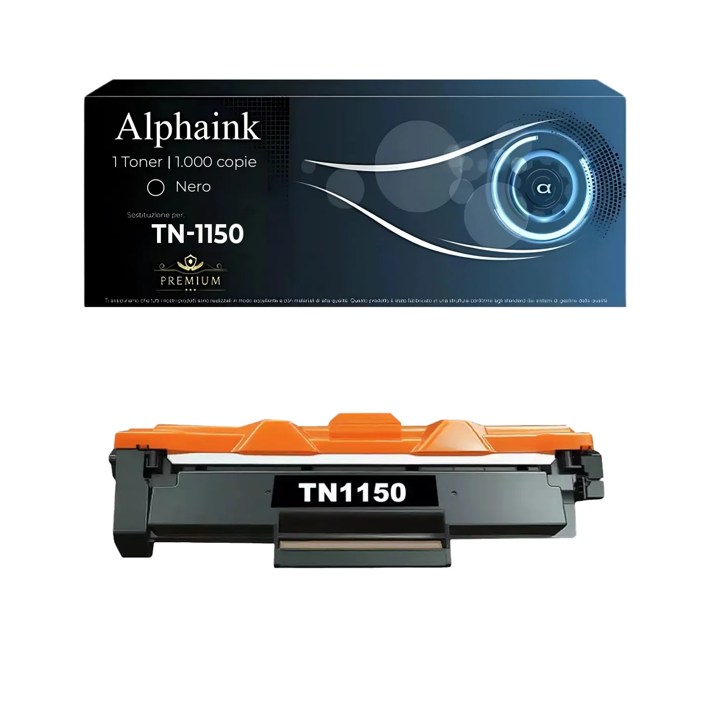 Toner TN-1150 Compatibile Per Brother Nero 1.000 copie