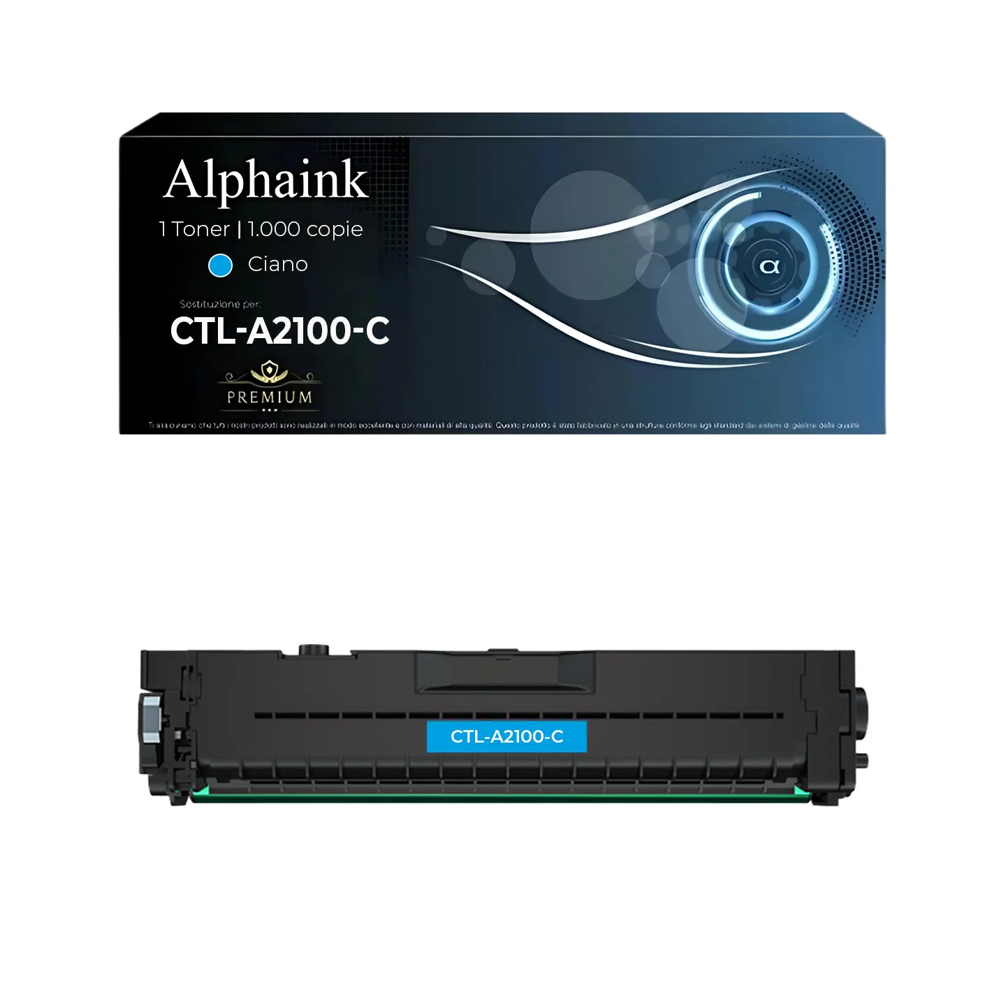 Toner CTL-A2100-C Compatibile Pantum Ciano da 1.000 copie