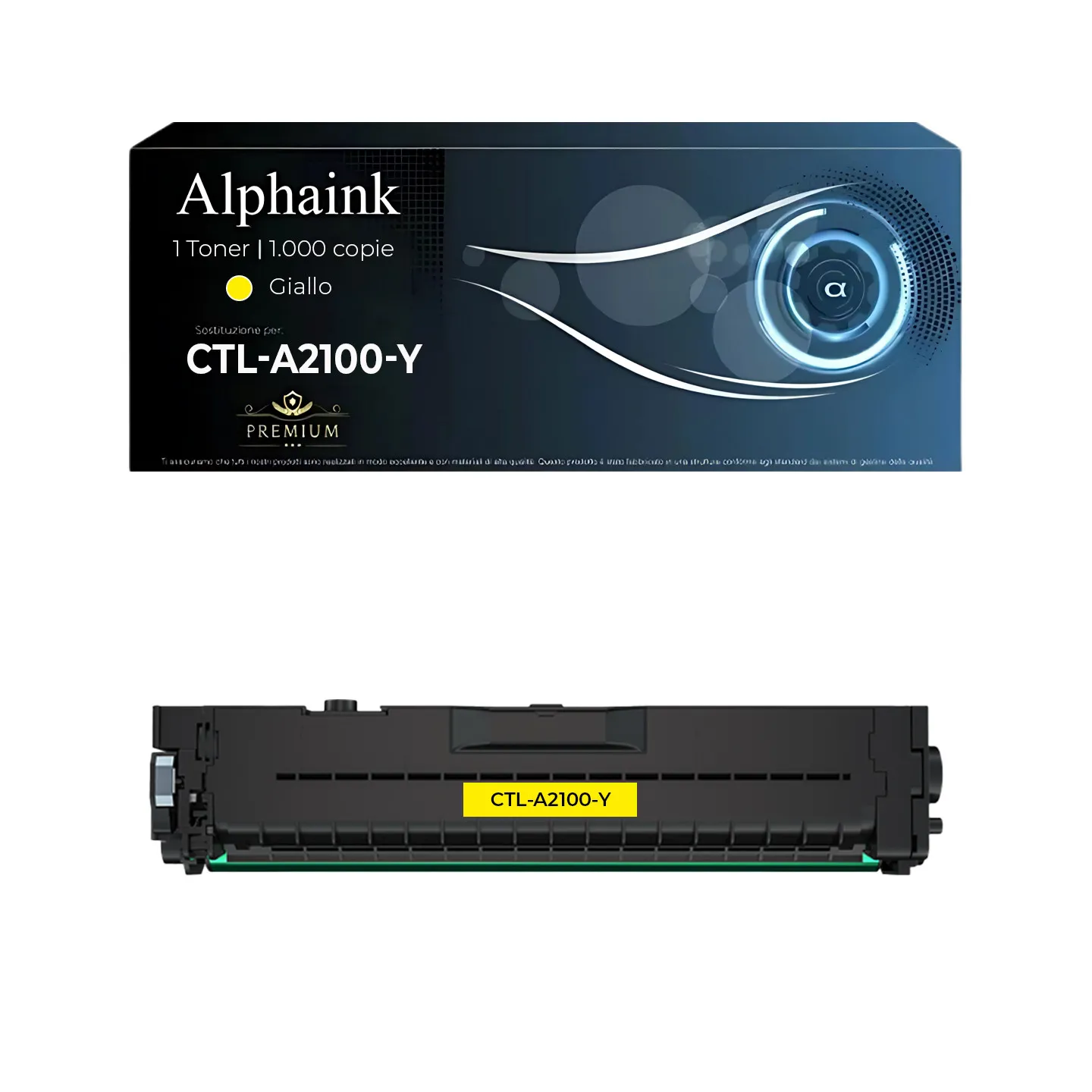 Toner CTL-A2100-Y Compatibile Pantum Giallo da 1.000 copie
