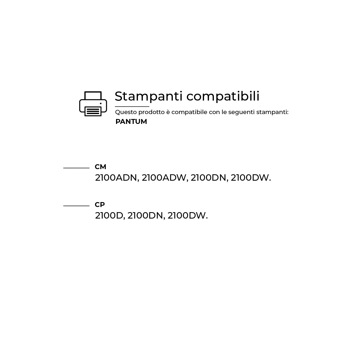 Toner CTL-A2100-Y Compatibile Pantum Giallo da 1.000 copie