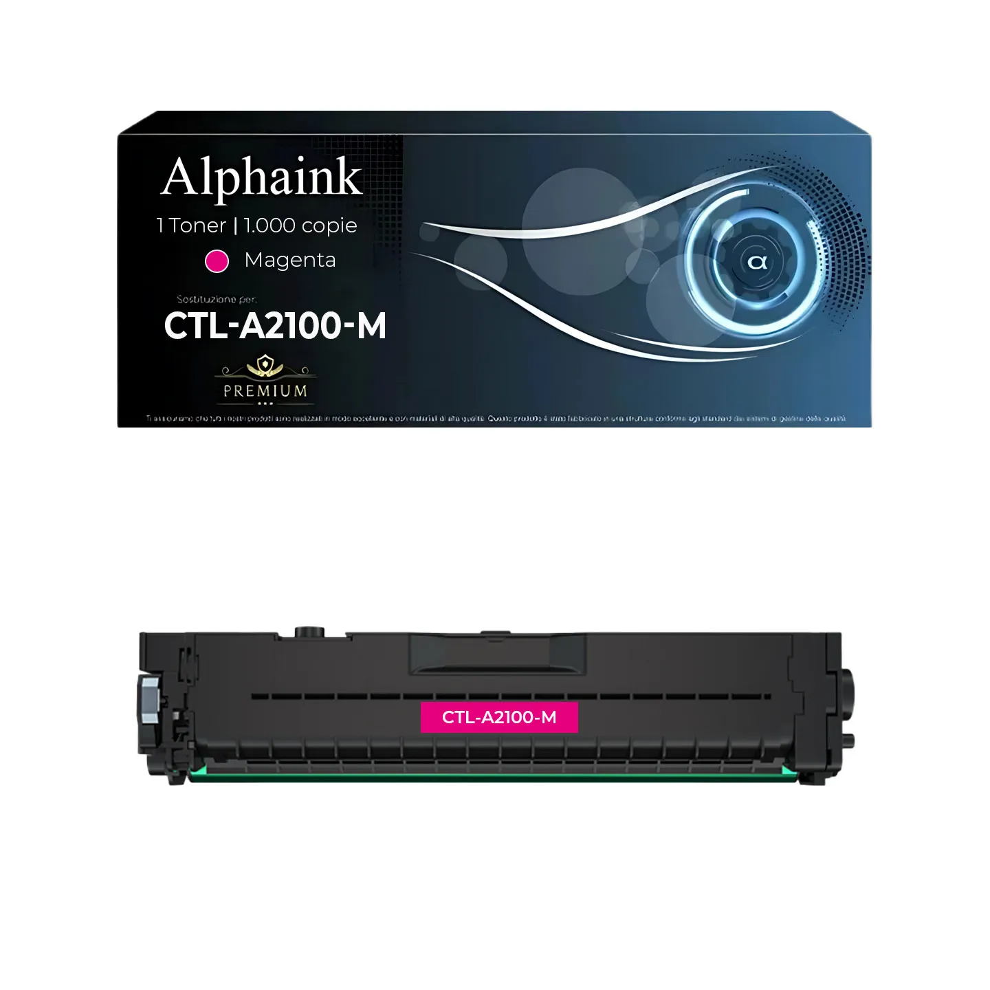 Toner CTL-A2100-M Compatibile Pantum Magenta da 1.000 copie