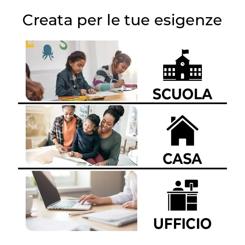 Buste trasparenti lisce a foratura universale Glossy Clear A4 100mcm