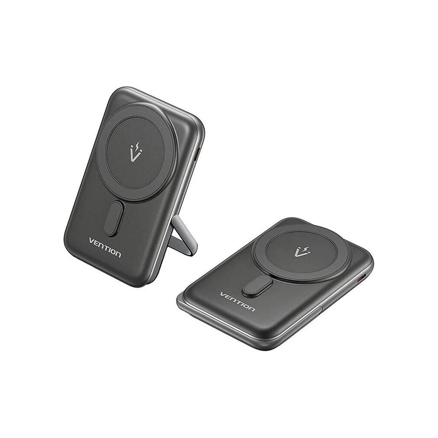Vention Power Bank Wireless Nero 10000mAh Supporto Magnetico