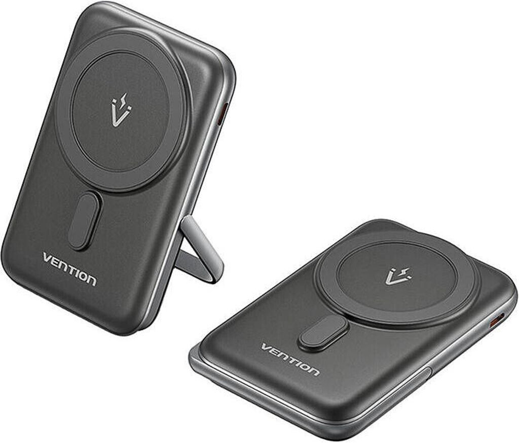 Vention Power Bank Wireless Nero 10000mAh Supporto Magnetico