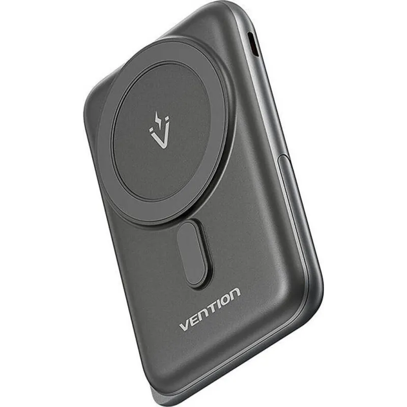 Vention Power Bank Wireless Nero 10000mAh Supporto Magnetico
