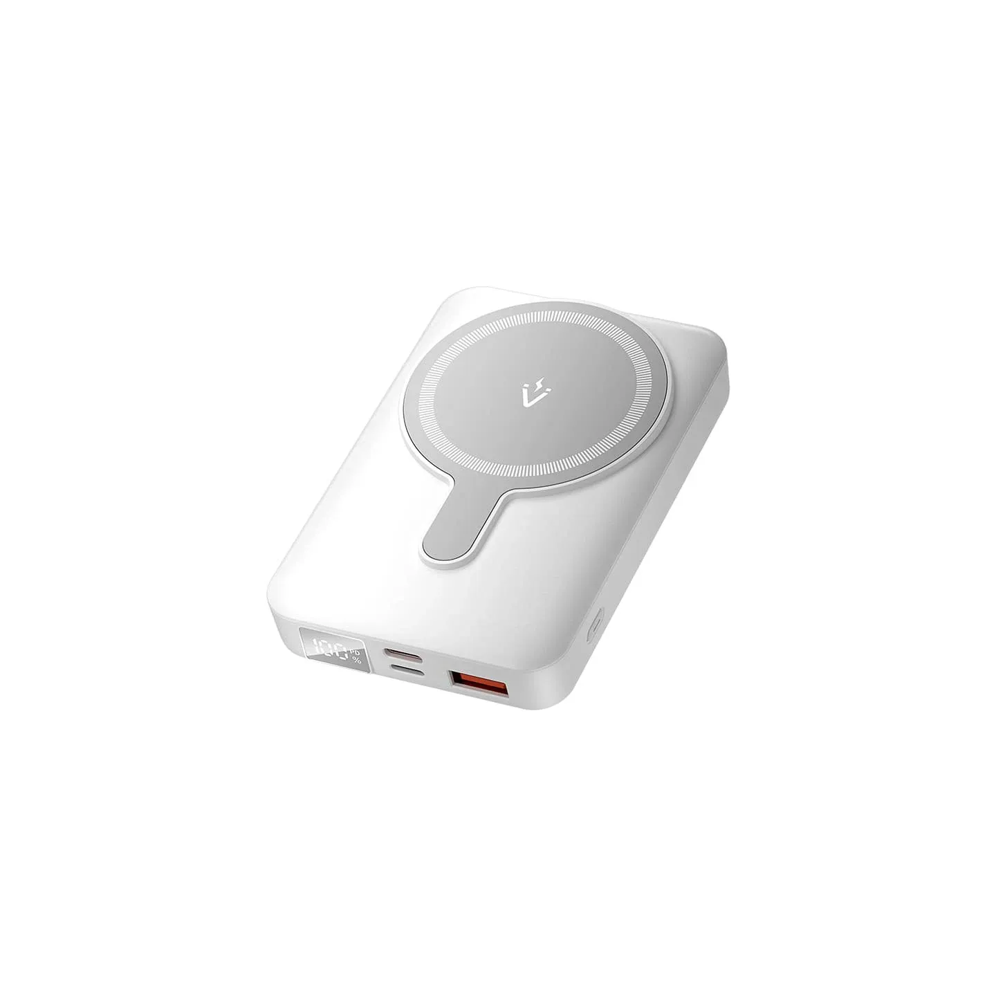 Vention Power Bank Wireless Bianco 10000mAh Magnetico a LED