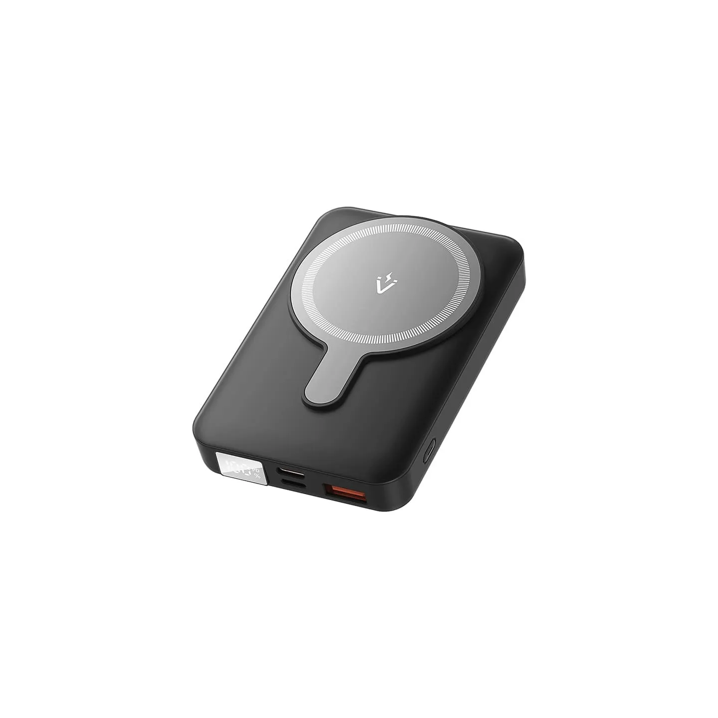 Power Bank Wireless Vention Nero 10000mAh Magnetico a LED