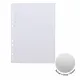 10 Buste trasparenti lisce foratura universale Glossy Clear A4 100mcm