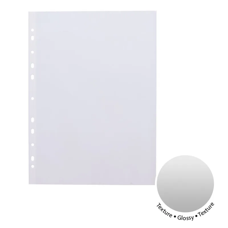 10 pz. Buste Trasparenti Lisce Glossy Clear 60 micron