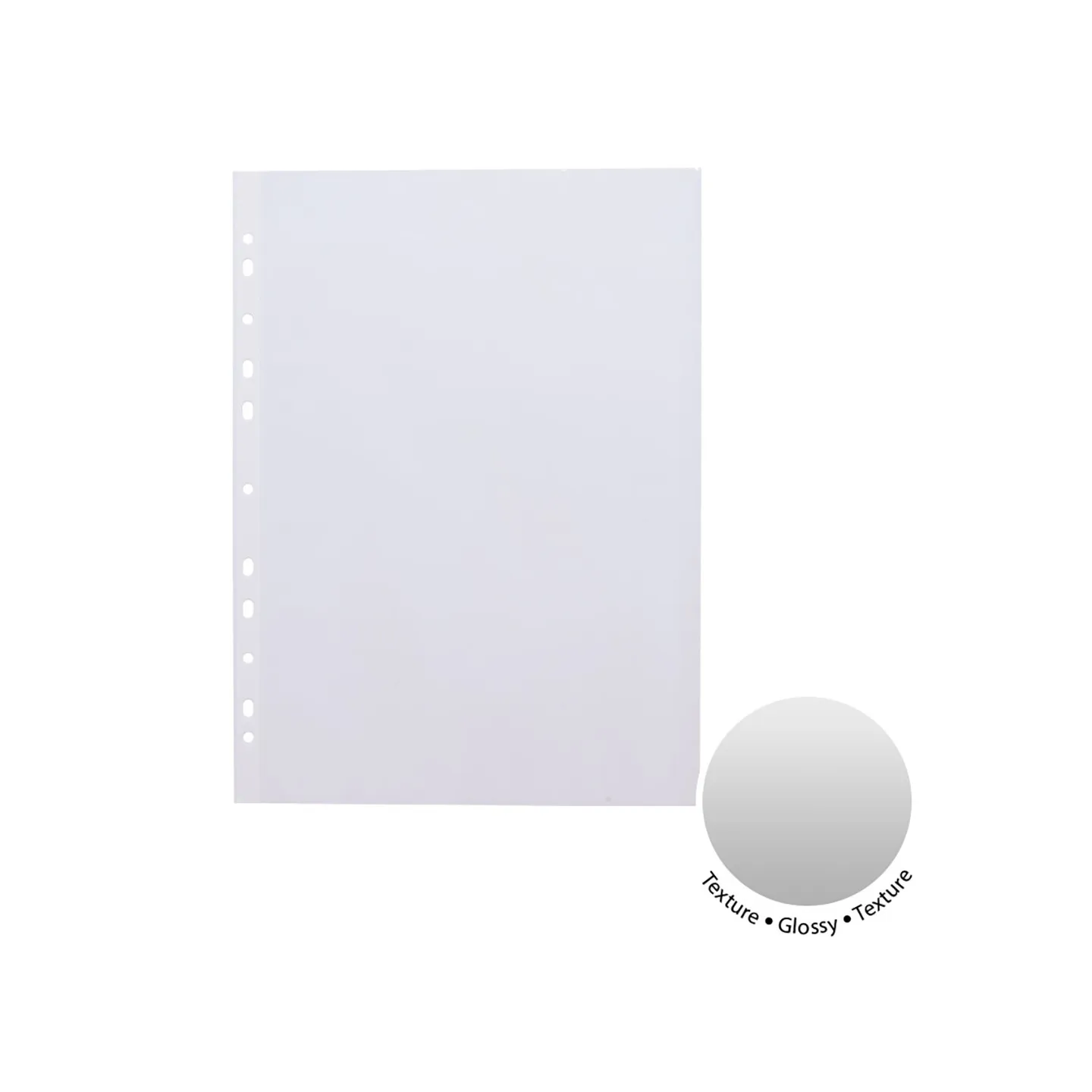 10 pz. Buste Trasparenti Lisce Glossy Clear 60 micron