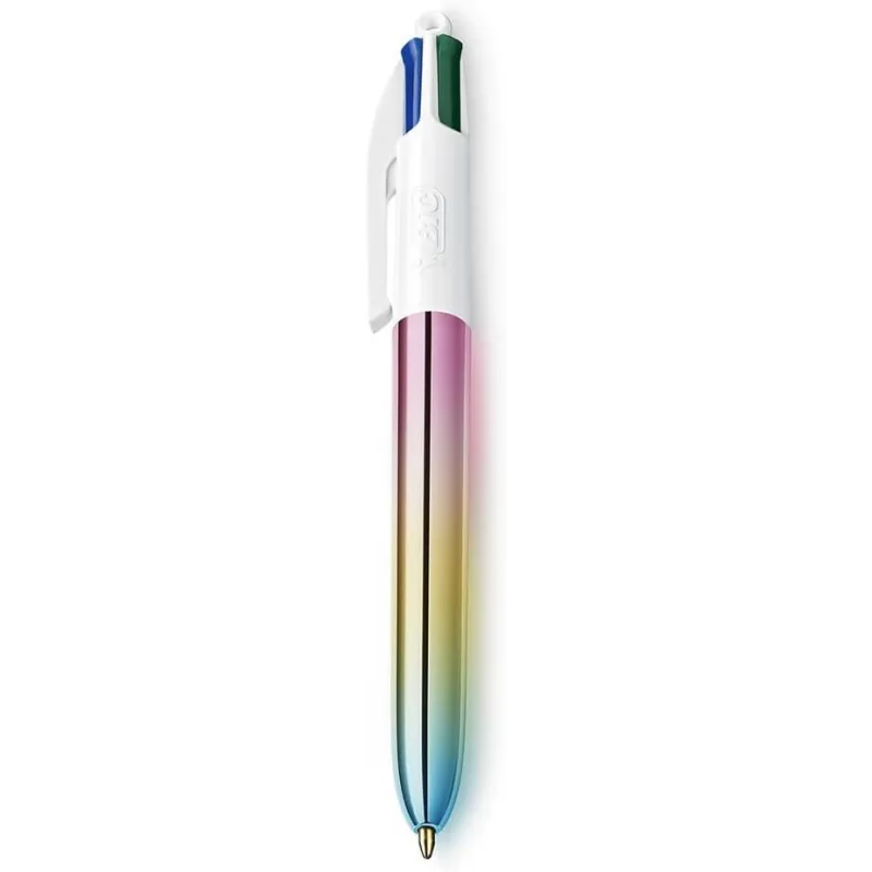 BIC 4 Colours Gradient - Penna a sfera a scatto a 4 colori