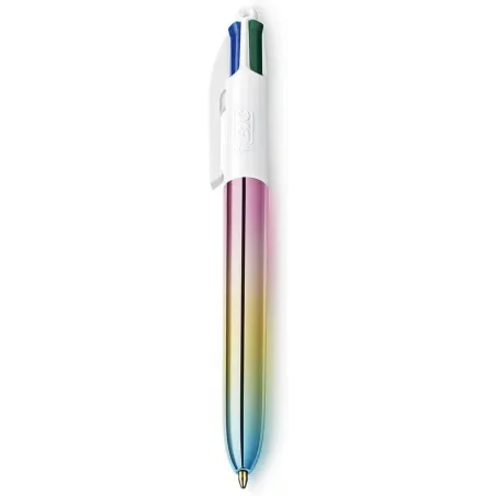 BIC 4 Colours Gradient - Penna a sfera a scatto a 4 colori