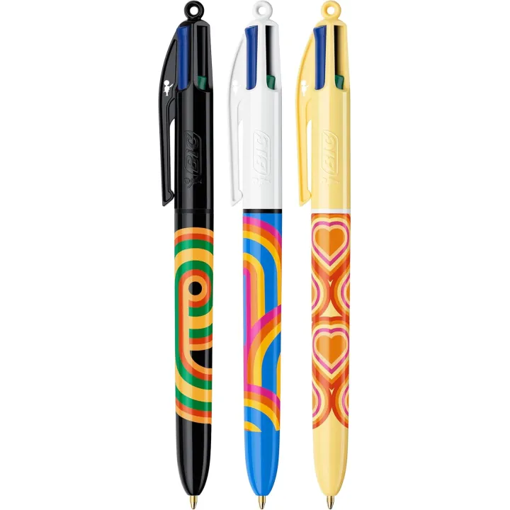 BIC 4Colori Collection Penne Colorate in Cofanetto Decorato