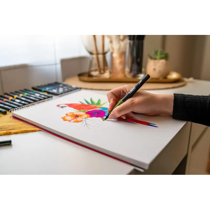 BIC Intensity Pennarelli Colorati Premium con Grip 24 colori