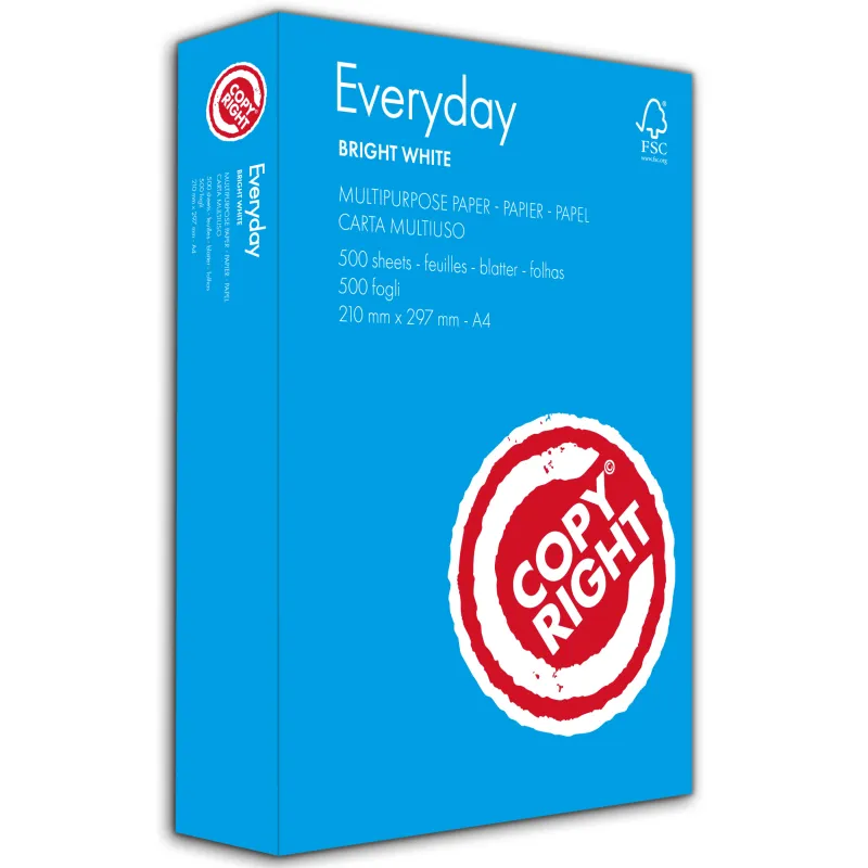 5 Risme Copy Right Everyday Carta A4 75 gr