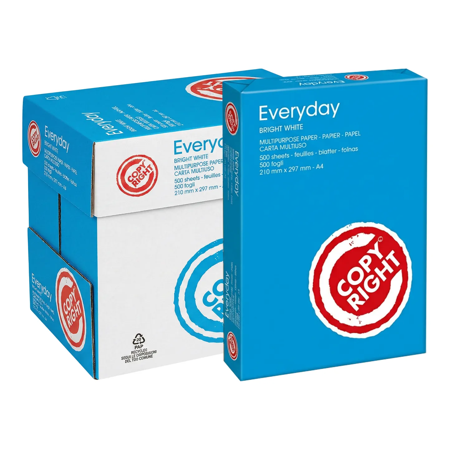 5 Risme Copy Right Everyday Carta A4 75 gr