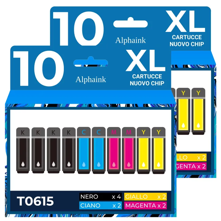 Cartucce Compatibili per EPSON T0615KIT20 | Alphaink - Qualità e Risparmio