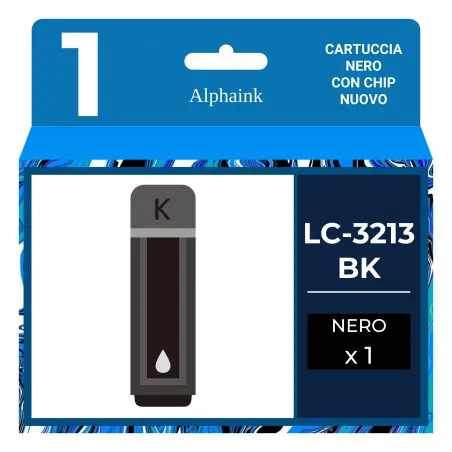 Acquista Cartuccia Brother LC-3213BK Nero Alphaink