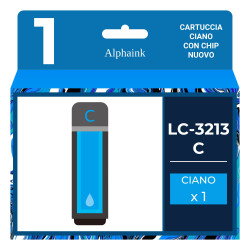 Vendita Cartuccia Brother LC-3213C Ciano Alphaink