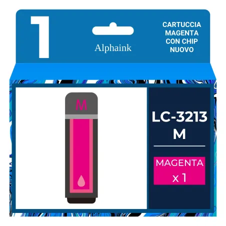Offerta Cartuccia Brother LC-3213M Magenta Alphaink