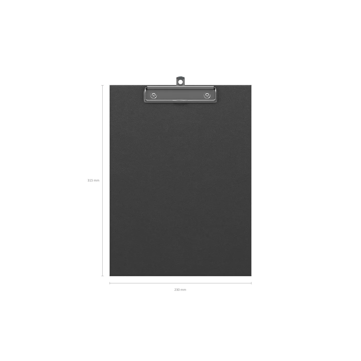 Portablocco Con Morsetto ErichKrause A4 Nero in Cartoncino Rivestito