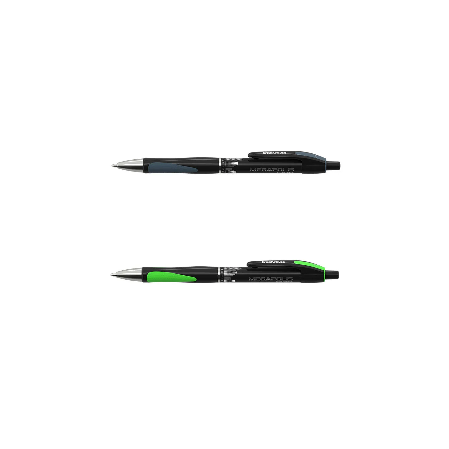 Penna A Sfera A Scatto ErichKrause MEGAPOLIS Matic&Grip nera