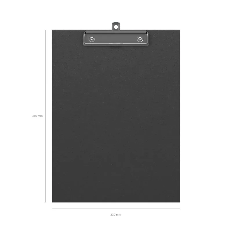 Box da 5 Portablocco Con Morsetto ErichKrause A4 Nero in Cartoncino