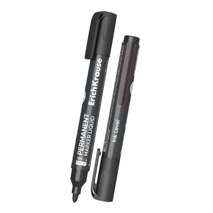 Pennarello indelebile ErichKrause LP-600 Liquid Nero 1 pz