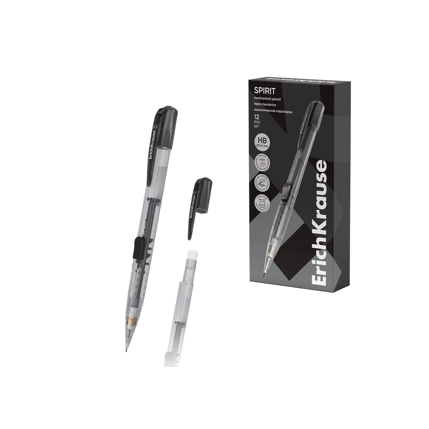 Box da 12 Matite Meccaniche HB ErichKrause Spirit 0.5 mm