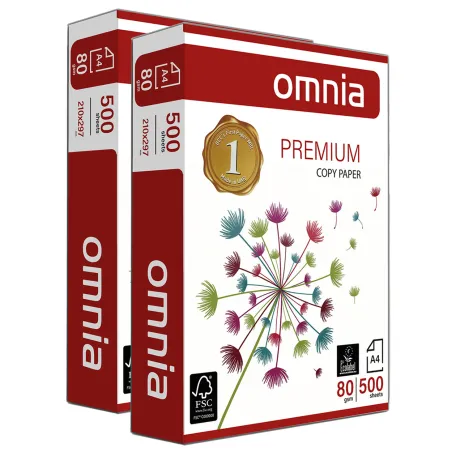 Carta Omnia Premium A4 80 gr - 2 Risme