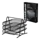 Vassoio Portadocumenti a 3 Ripiani ErichKrause Compass Classic Nero