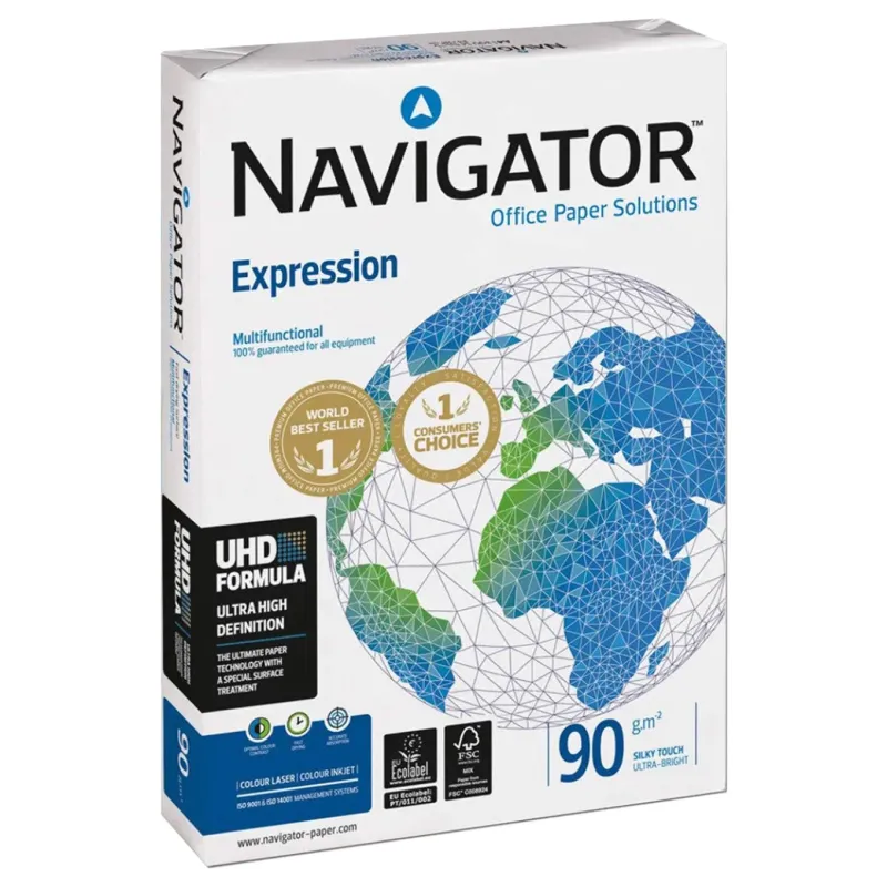 Carta A3 90 gr Navigator Expression - 1 risma