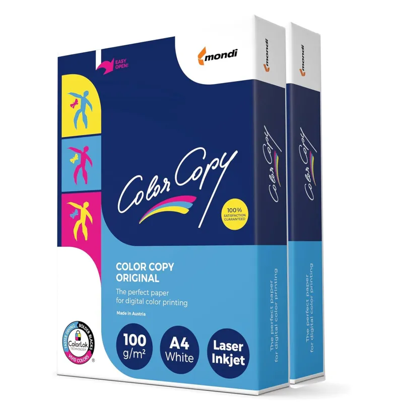 Carta Color Copy A4 100 gr - 2 Risme da 500 fogli