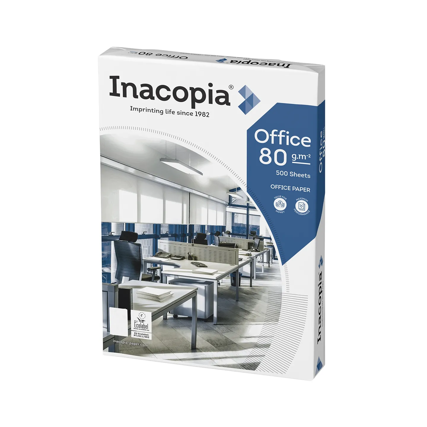 INACOPIA Office Carta A4 80gr - 1 Risma da 500 fogli