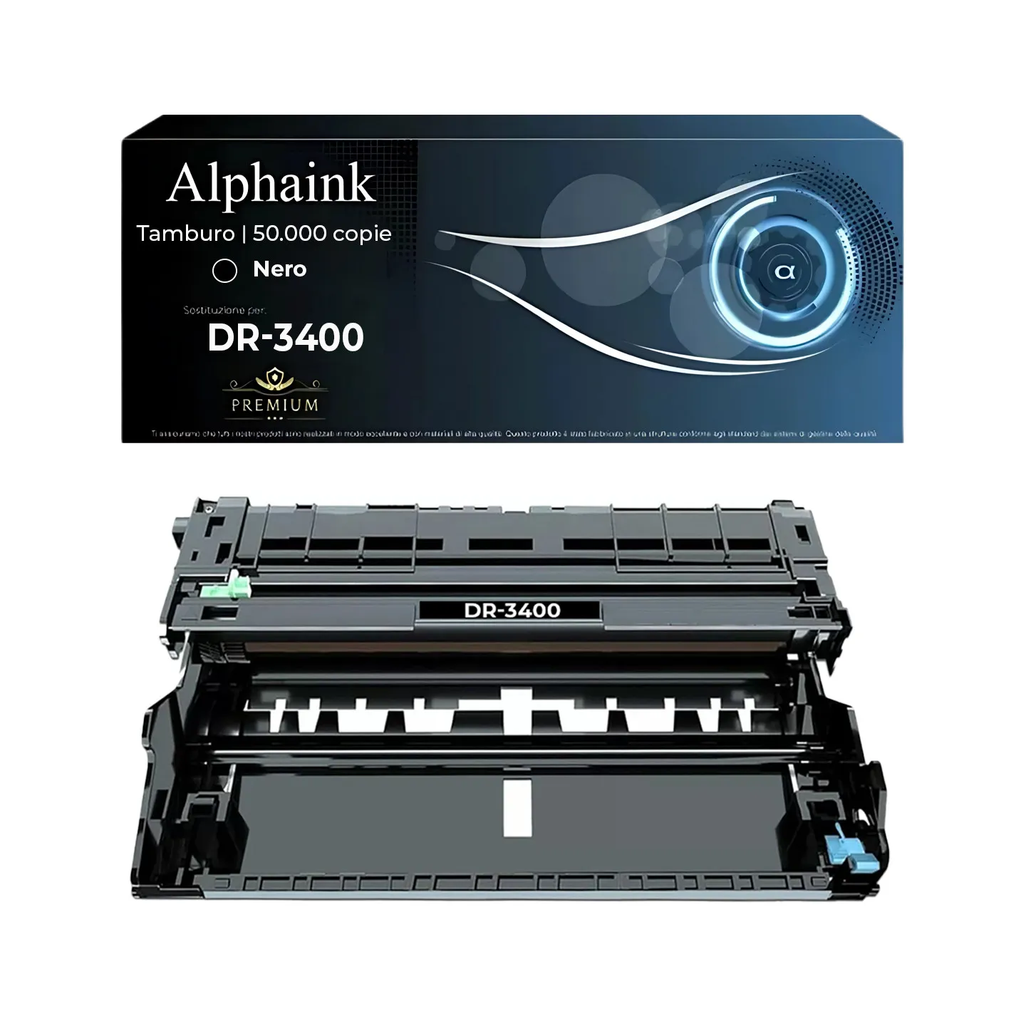 Offerta Tamburo Brother DR-3400 Nero Alphaink