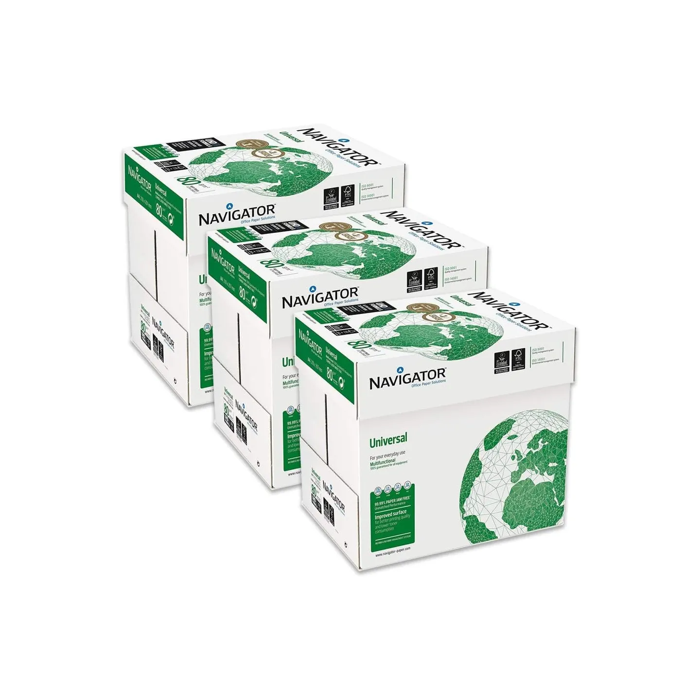 Carta A4 Navigator Universal 80gr - Pacco da 15 risme
