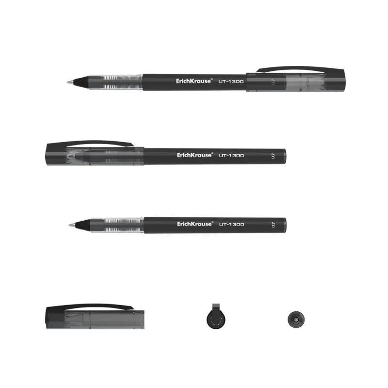 Penna a Sfera ErichKrause UT-1300 Stick Classic Nera Punta 0.7 mm