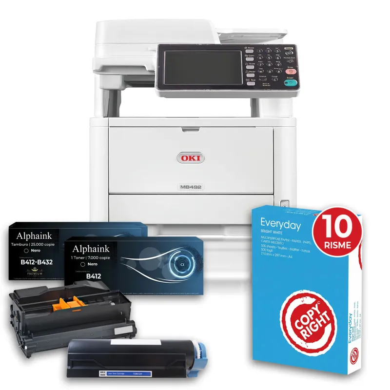 Bundle SalvaBudget Starter Pack OKI MB492dn da 5000 copie