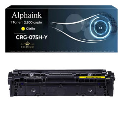 Toner Compatibile Canon CRG075H Giallo da 2.500 stampe