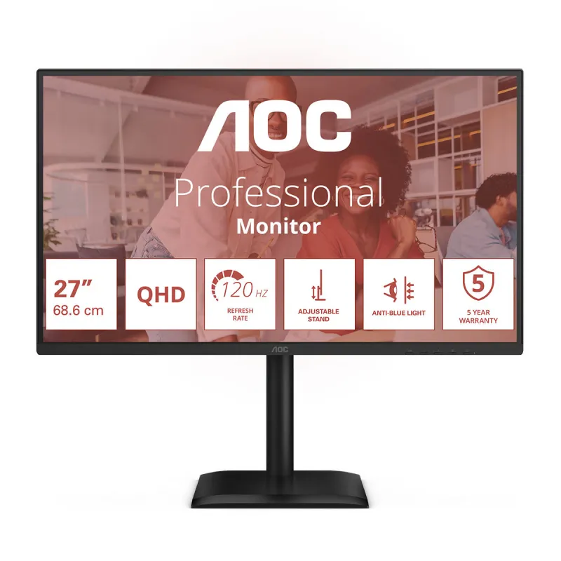 Monitor AOC 27'' IPS 120Hz Full HD Wide Frameless Q27E4U