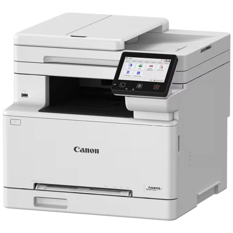 Bundle Warehouse: Stampante Multifunzione Canon i-SENSYS MF664Cdw Laser + 5 Risme Ekman Everyday A4 + Kit 4 Toner Compatibili