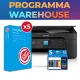 Bundle Warehouse Alphaink - Stampante Epson XP-3200 con Carta e Cartucce di Ricambio
