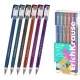 Set 6 Penne a Gel ErichKrause G-Cube Stick Metallic colori assortiti