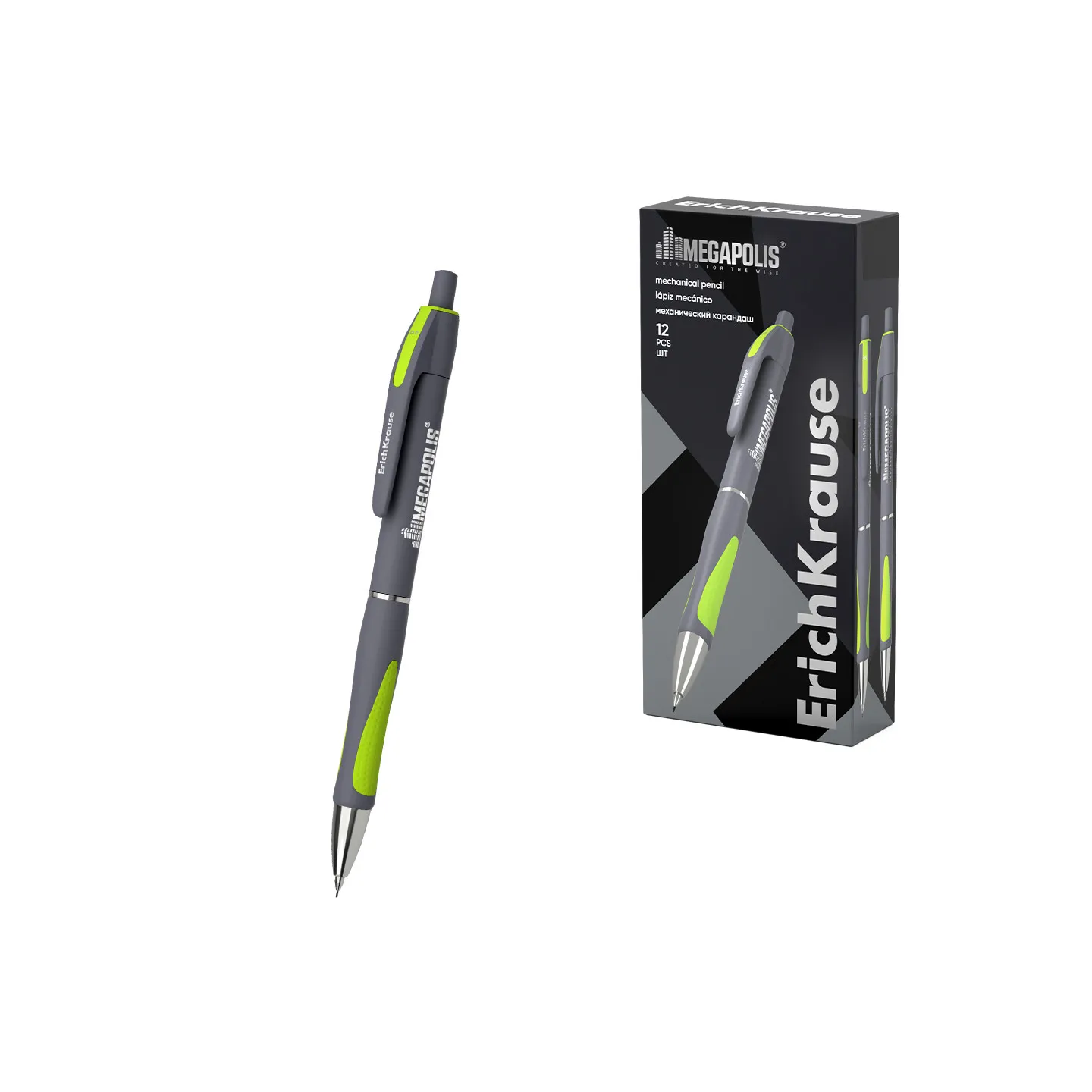 Box Risparmio 12 Matite meccaniche HB MEGAPOLIS Concept