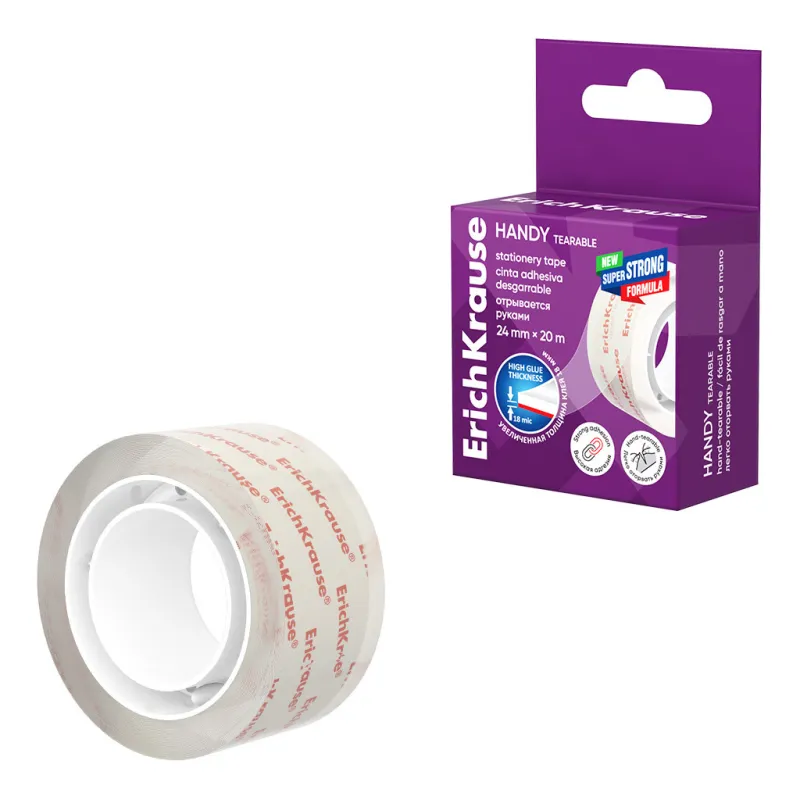 Nastro Adesivo Strappabile a Mano ErichKrause Handy Tearable 24 mm
