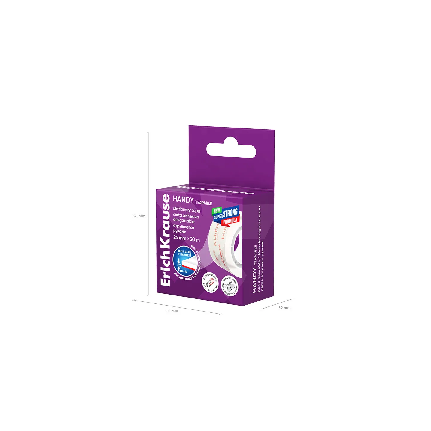 Nastro Adesivo Strappabile a Mano ErichKrause Handy Tearable 24 mm