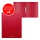 Box Risparmio 4 Raccoglitore A4 2 Anelli ErichKrause Matt Classic Rosso