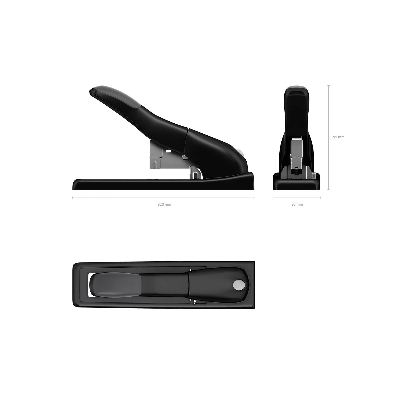 Cucitrice Alti Spessori N. 23 ErichKrause Elegance Classic Nera