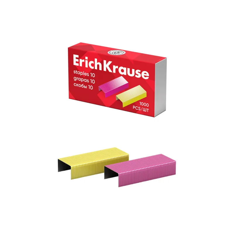 Punti Metallici Colorati n° 24/6 ErichKrause - 10000 punti zincati