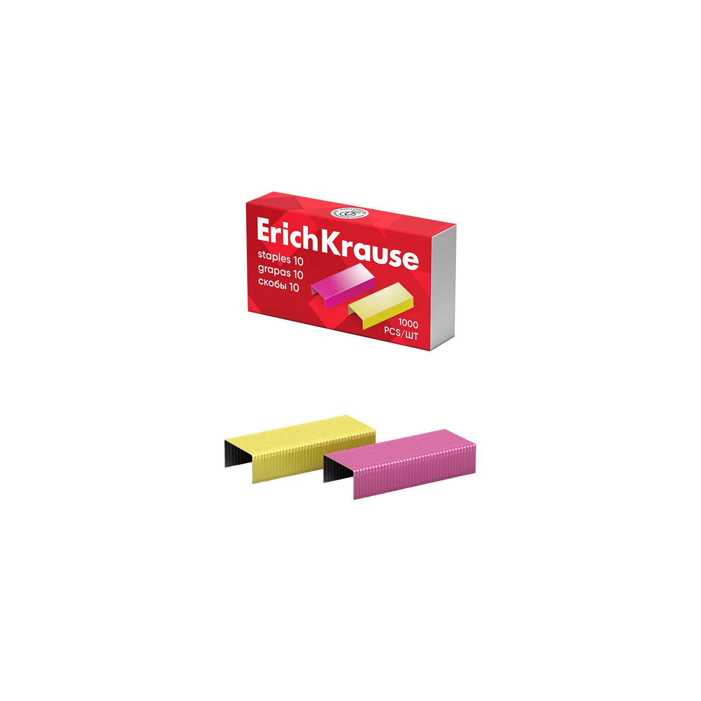 Punti Metallici Colorati n° 24/6 ErichKrause - 10000 punti zincati